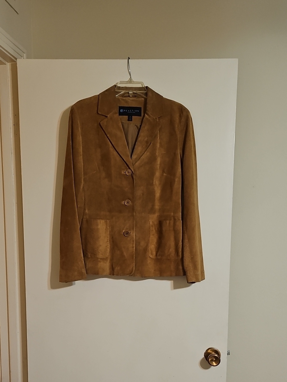 Reaction Kenneth Cole Women's Brown Suede Blazer